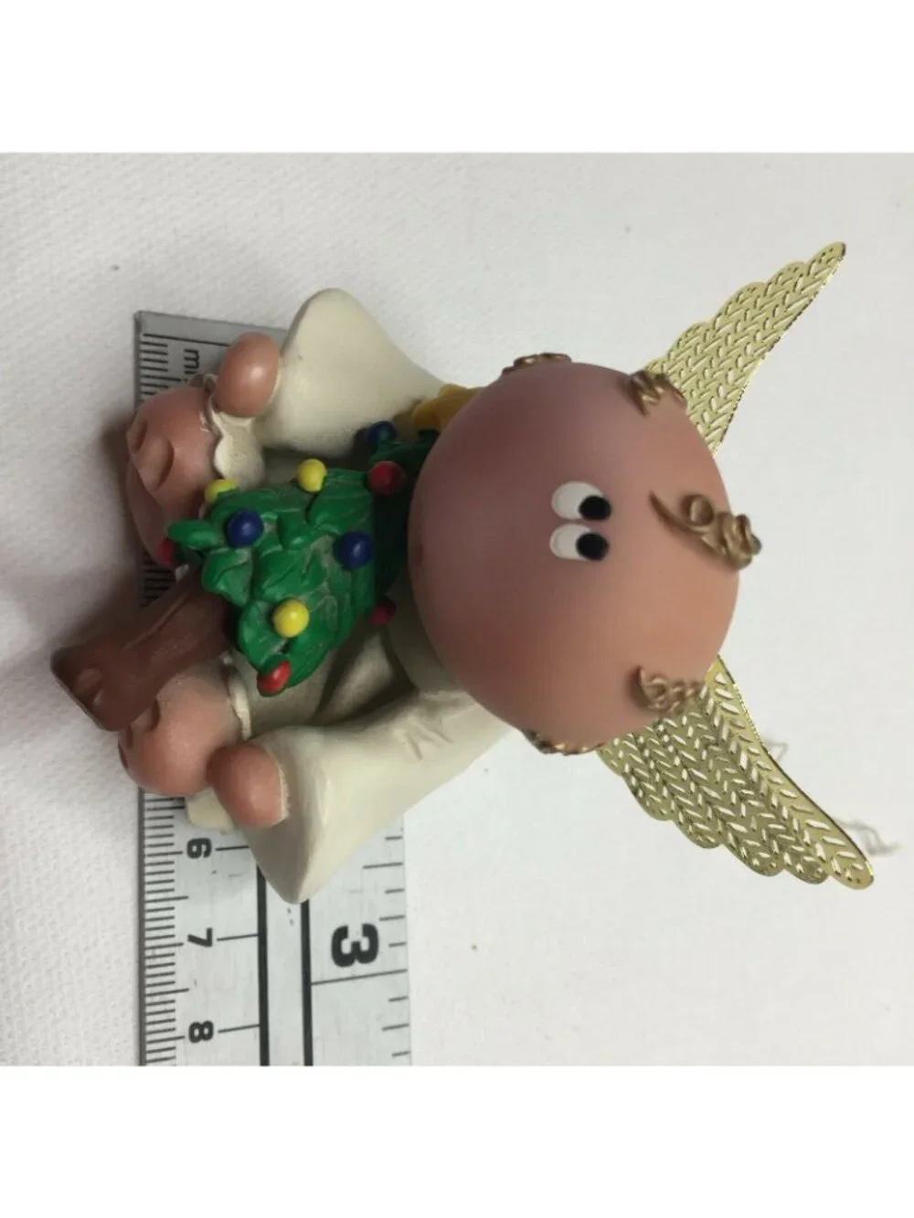 Kirks Kritters By Russ Figurines Angel Baby Christmas Tree Ornament